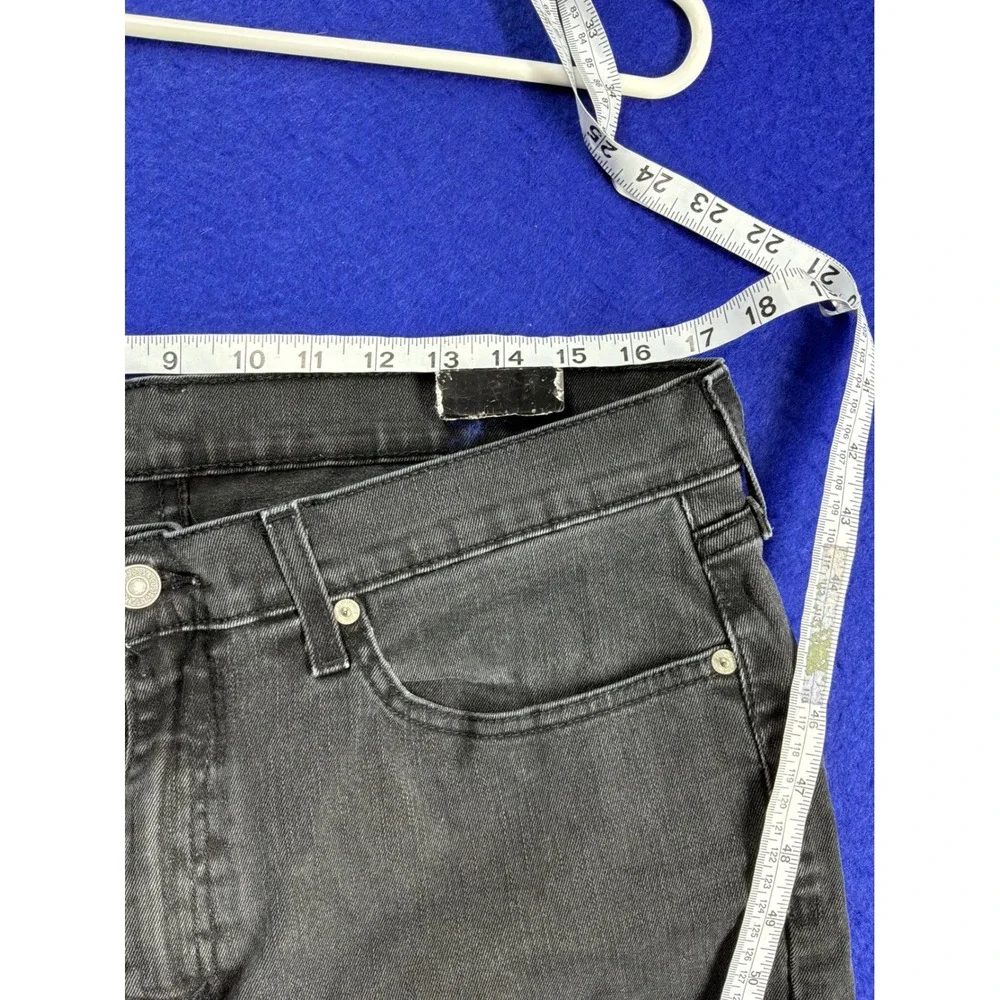Gorpcore Mens Levis 514 Straight Fit Jeans 36x27 Charcoal Gray